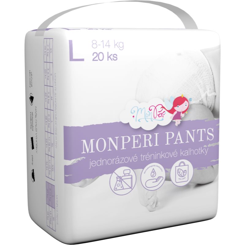 MonPeri Pants Size L scutece de unică folosință tip chiloțel 20 buc