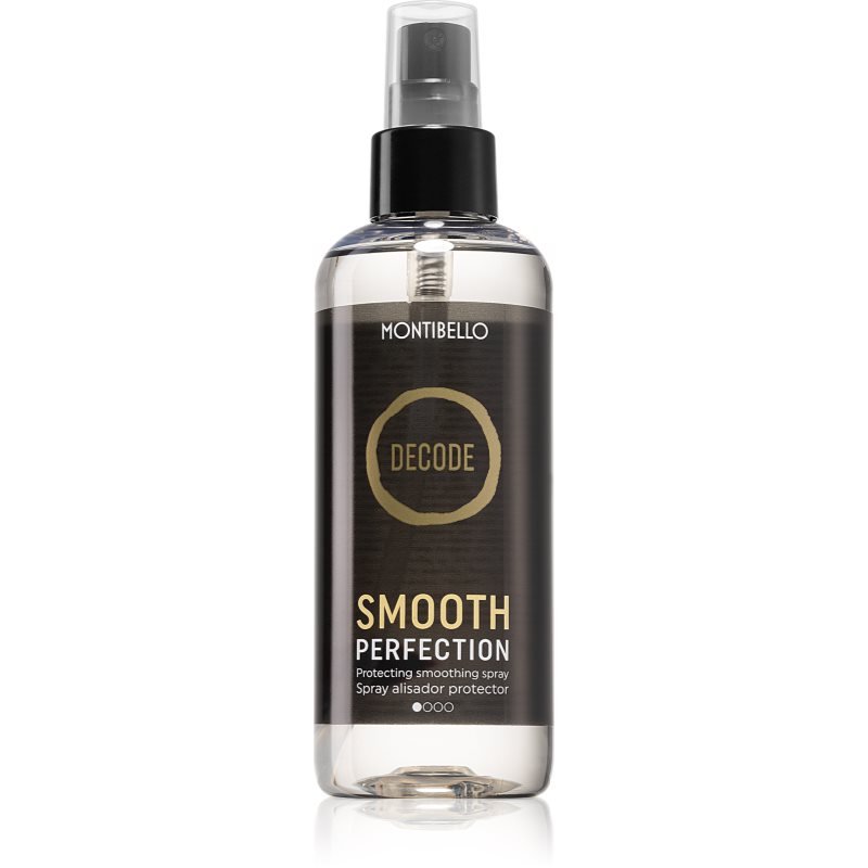 Montibello Decode Smooth Perfection Spray spray cu protecție termică, pentru aranjarea cu placa și cu ondulatorul pentru par fin, degradat 200 ml