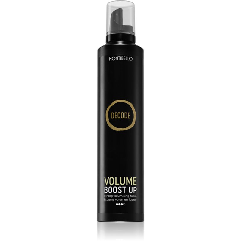 Montibello Decode Volume Boost Up spumă de styling cu fixare foarte puternica 300 ml