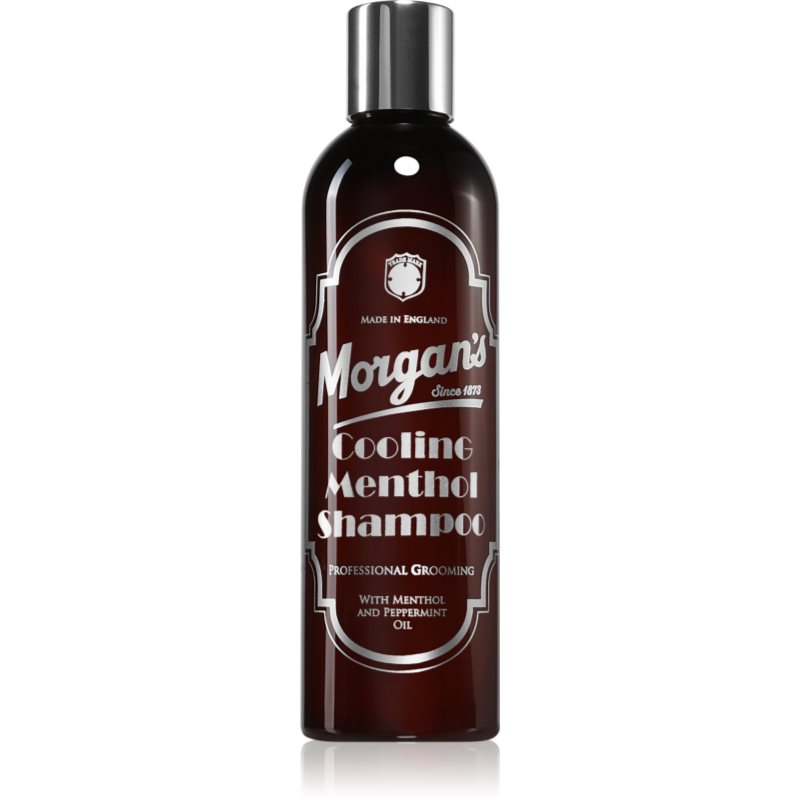 Morgans Cooling Menthol Shampoo șampon stimulator, cu mentol, pentru păr și scalp pentru barbati 250 ml