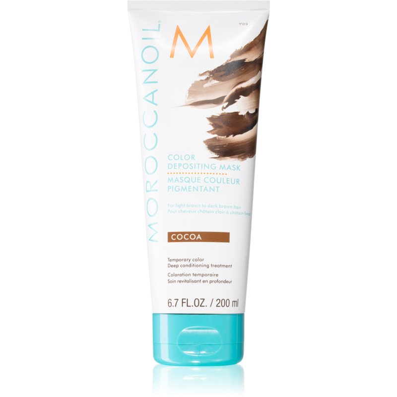 Moroccanoil Color Depositing mască fină de hrănire fără pigmenți permanenți de culoare Cocoa 200 ml