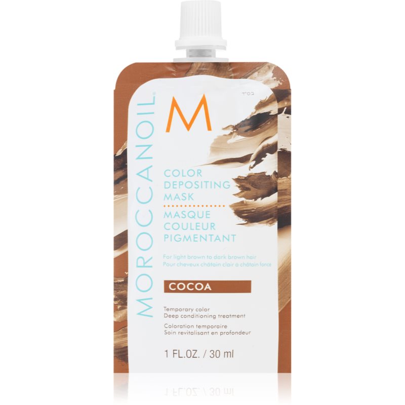 Moroccanoil Color Depositing mască fină de hrănire fără pigmenți permanenți de culoare Cocoa 30 ml