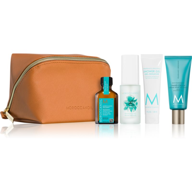 Moroccanoil Body Seturi pentru voiaj pentru corp si par (aqua) 4 buc