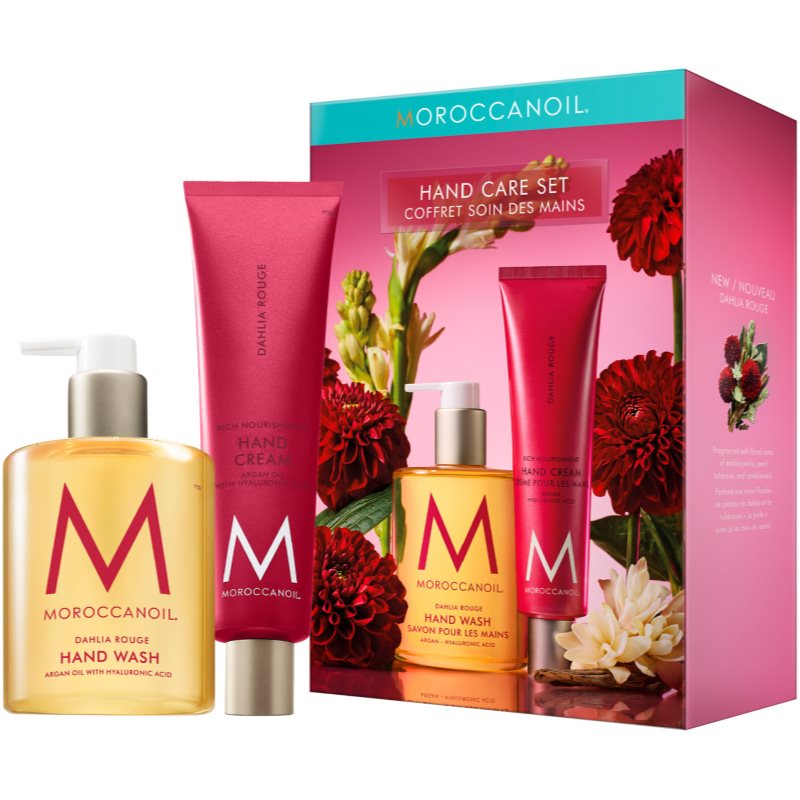 Moroccanoil Body Dahlia Rouge set cadou de maini