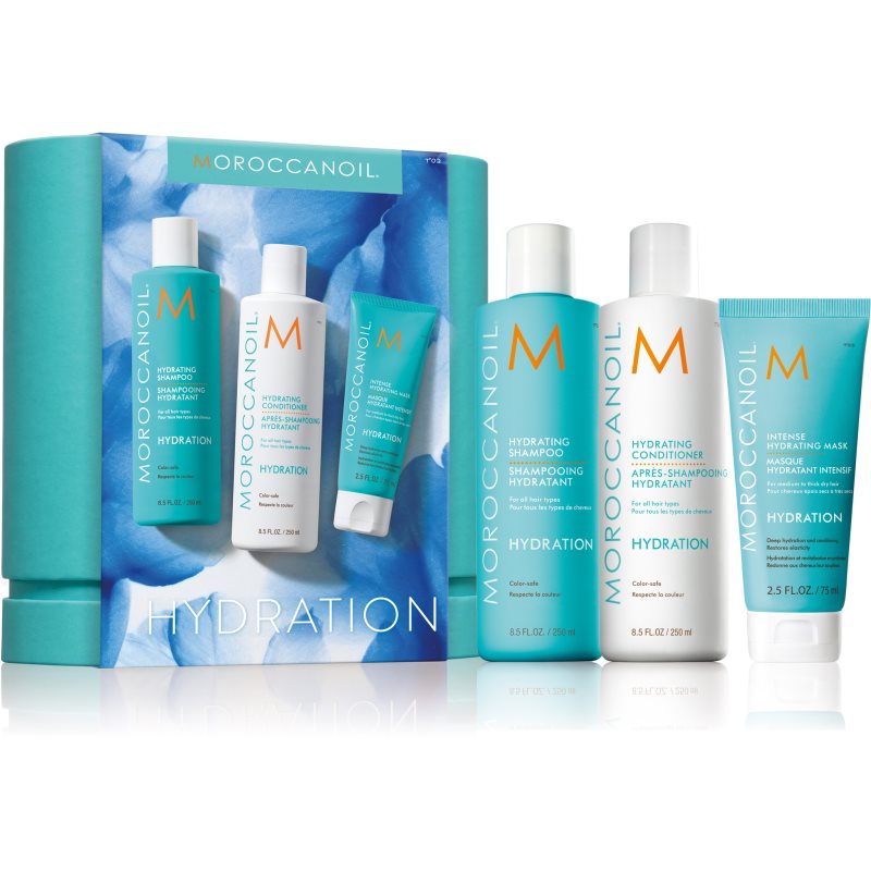 Moroccanoil Hydration Kit set pentru par uscat si normal. Moroccanoil Hydration Kit set pentru par uscat si normal.