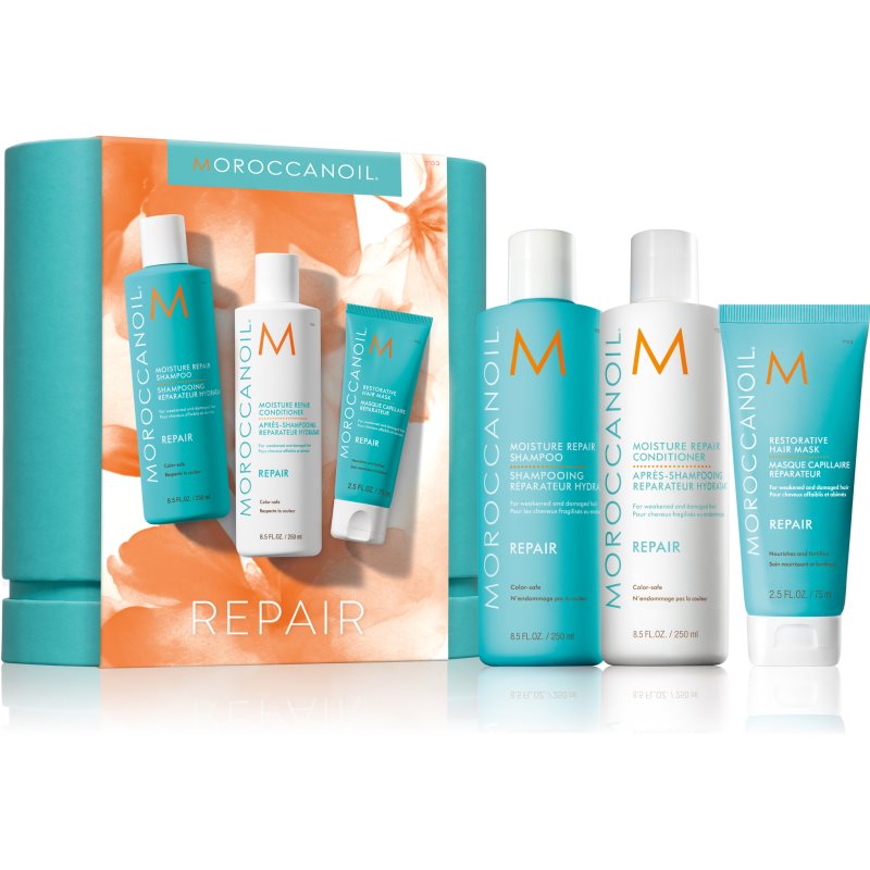 Moroccanoil Repair Kit set pentru par degradat sau tratat chimic