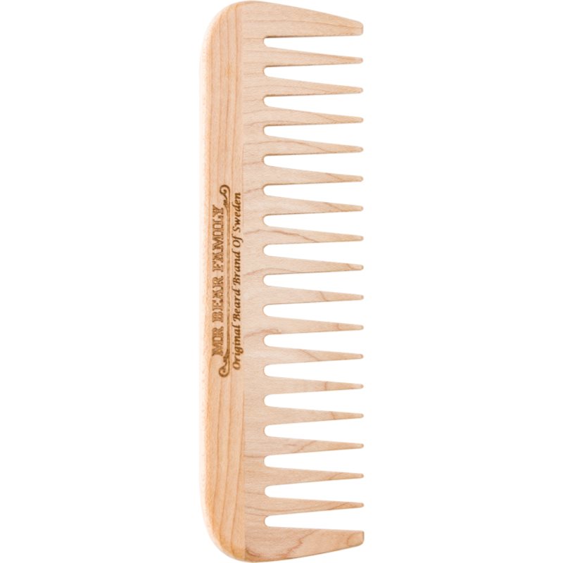 Mr Bear Family Grooming Tools pieptene din lemn pentru barba 1 buc