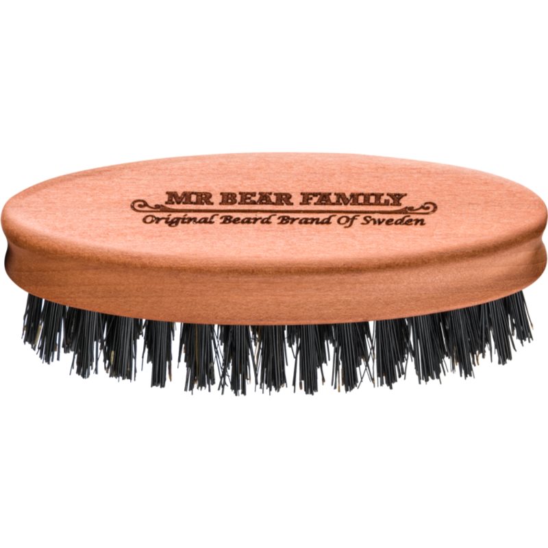 Mr Bear Family Grooming Tools perie de voiaj pentru barbă 1 buc