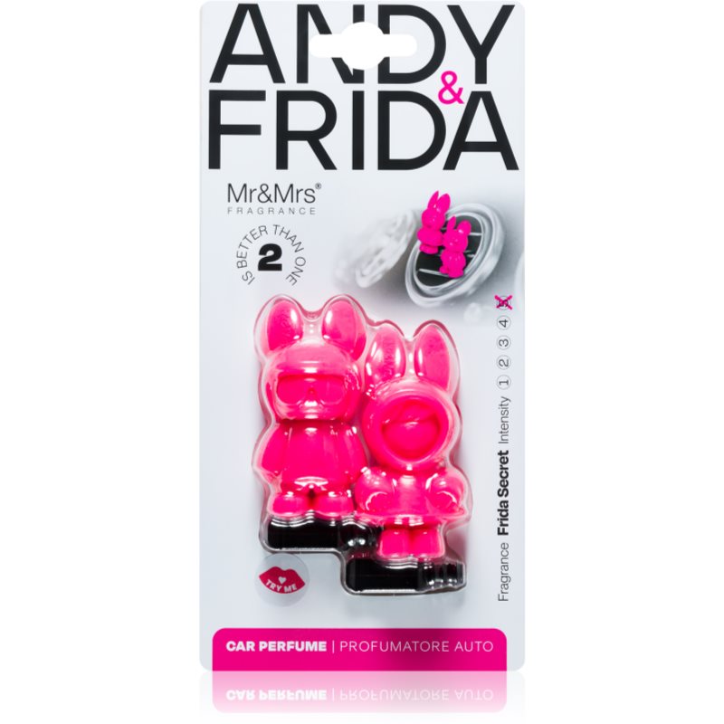 Mr & Mrs Fragrance Andy & Frida Frida Secret parfum pentru masina 1 buc