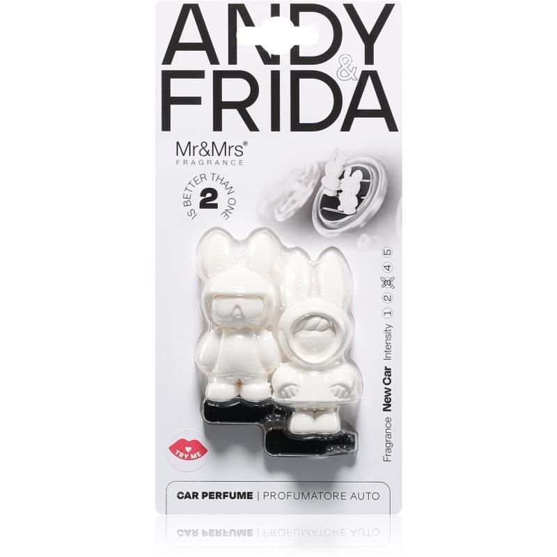 Mr & Mrs Fragrance Andy & Frida New Car parfum pentru masina 1 buc