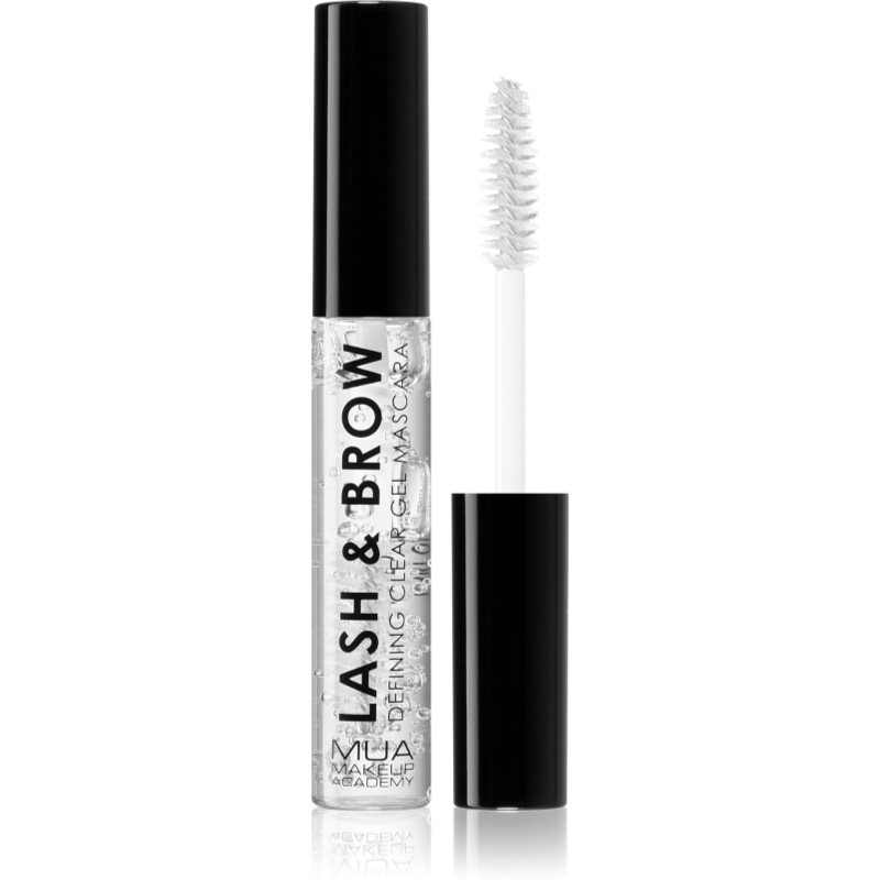 MUA Makeup Academy Lash & Brow mascara transparent pentru gene și sprâncene 9 ml