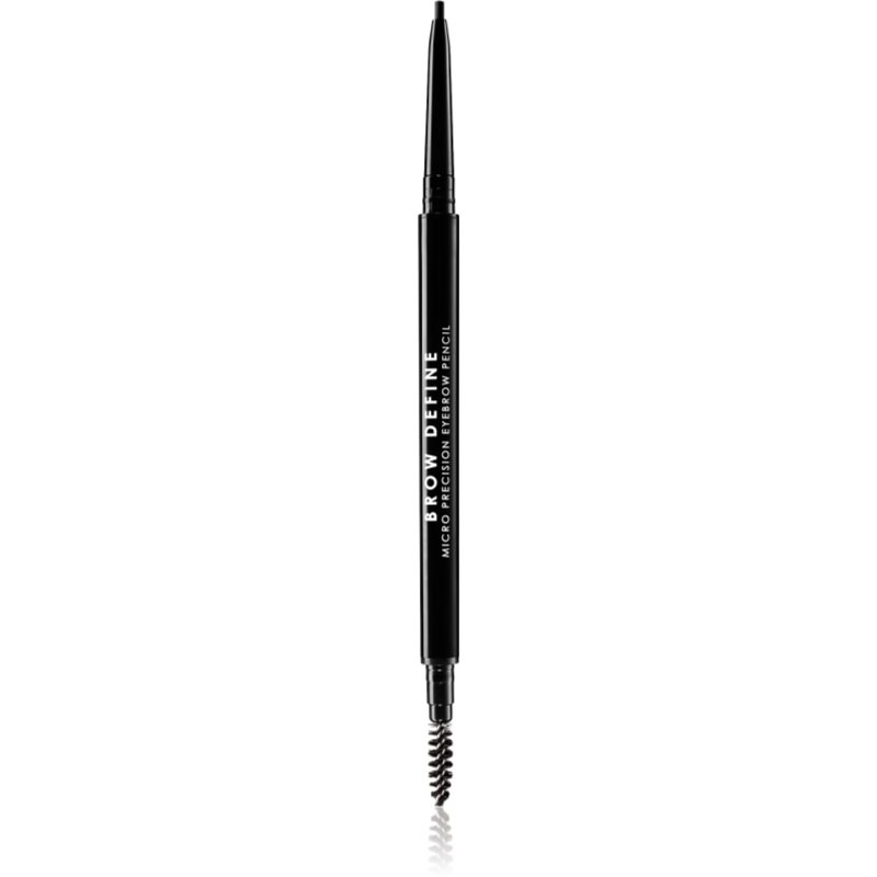 MUA Makeup Academy Brow Define creion sprâncene precise cu pensula culoare Black 0,3 g
