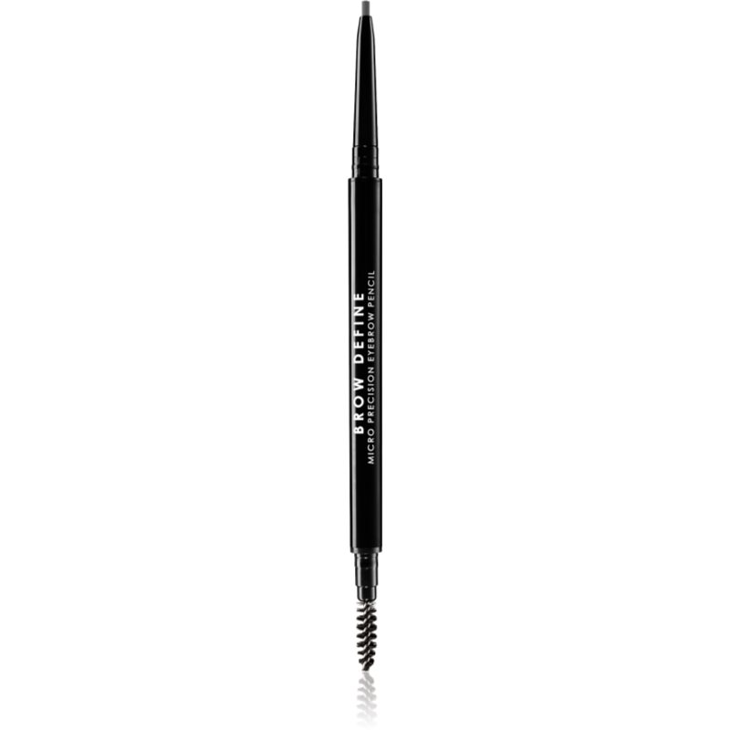 MUA Makeup Academy Brow Define creion sprâncene precise cu pensula culoare Grey 0,3 g