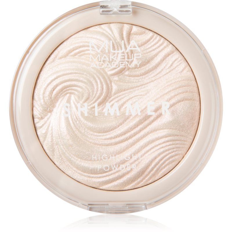 MUA Makeup Academy Shimmer Pudra compacta ce ofera luminozitate culoare Peach Diamond 8 g