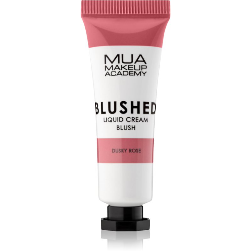 MUA Makeup Academy Blushed Liquid Blusher fard de obraz lichid culoare Dusky Rose 10 ml
