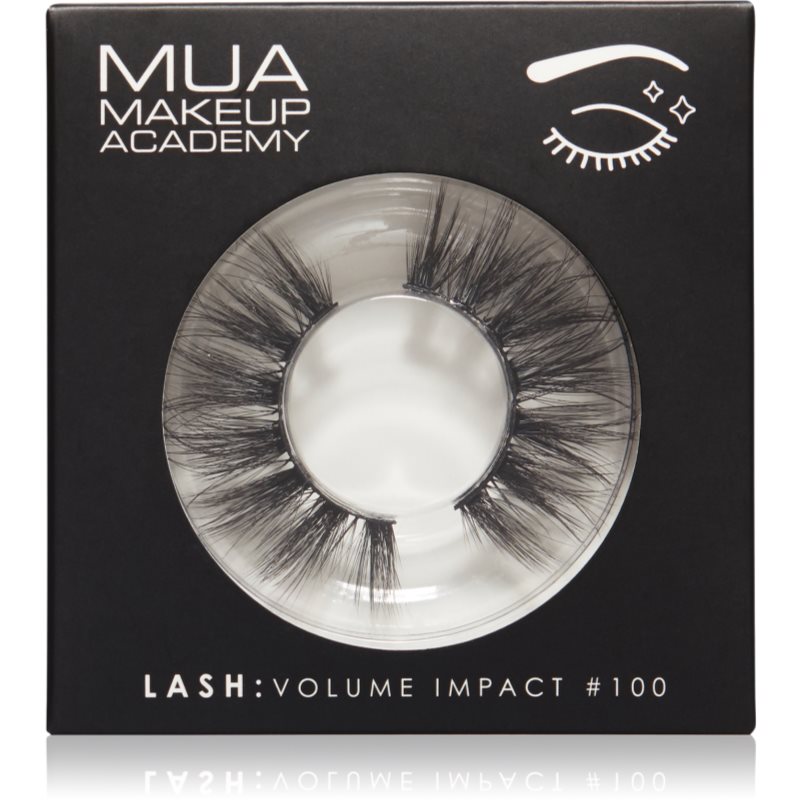 MUA Makeup Academy Lashes Volume Impact gene false tip #100 1 pereche