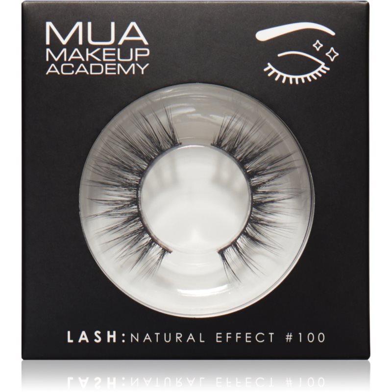 MUA Makeup Academy Lashes Natural Effect gene false tip #100 1 pereche