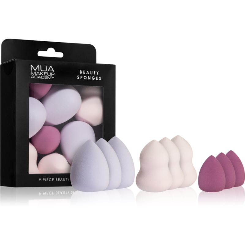 MUA Makeup Academy Beauty Sponge burete pentru machiaj 9 buc