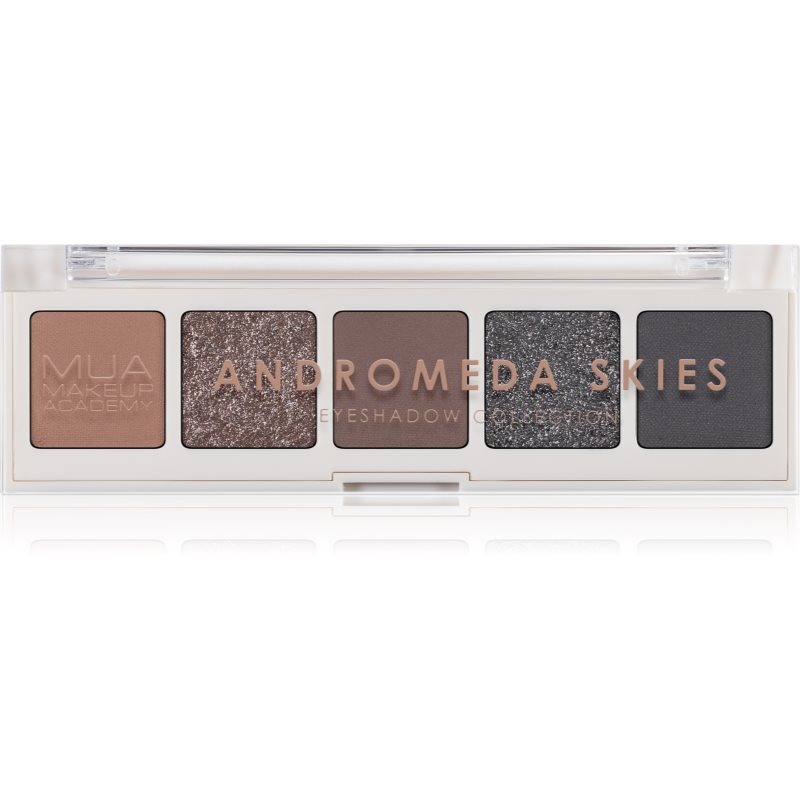 MUA Makeup Academy Professional 5 Shade Palette paletă cu farduri de ochi culoare Andromeda Skies 3,8 g