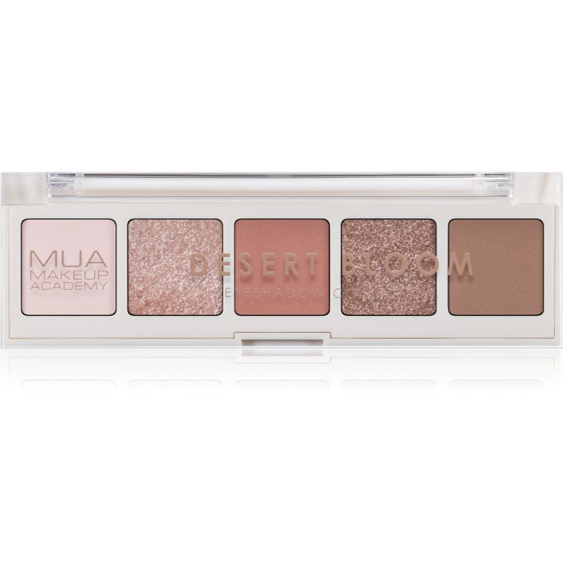 MUA Makeup Academy Professional 5 Shade Palette paletă cu farduri de ochi culoare Desert Bloom 3,8 g