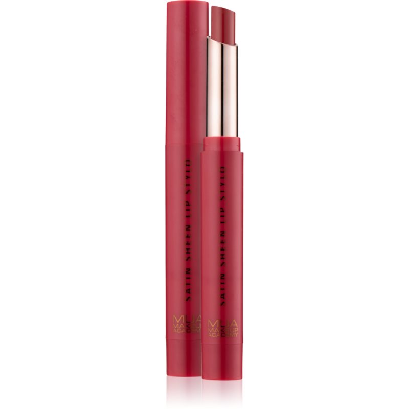 MUA Makeup Academy Satin Sheen ruj satinat culoare Heartbreaker 1.5 g