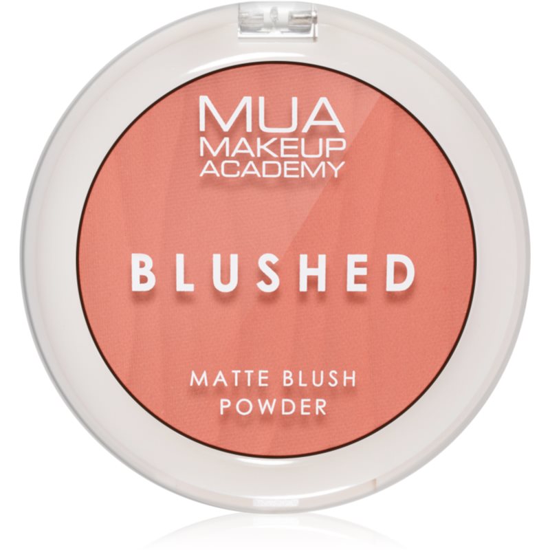 MUA Makeup Academy Blushed Powder Blusher fard de obraz sub forma de pudra culoare Misty Rose 5 g