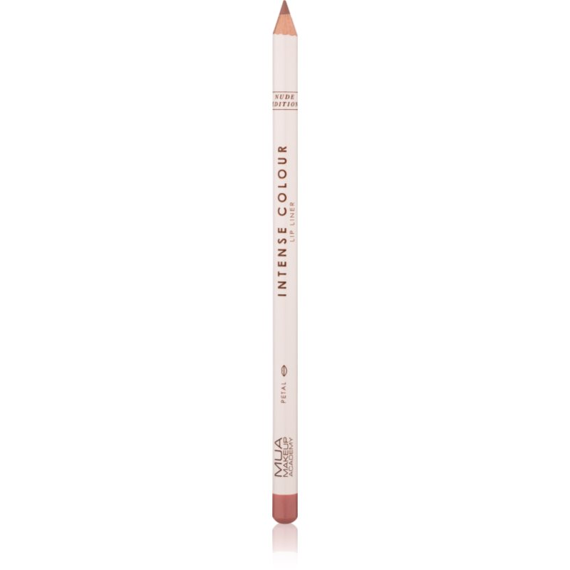 MUA Makeup Academy Intense Colour Nude Edition creion de buze cu trasare precisă culoare Petal 1.5 g