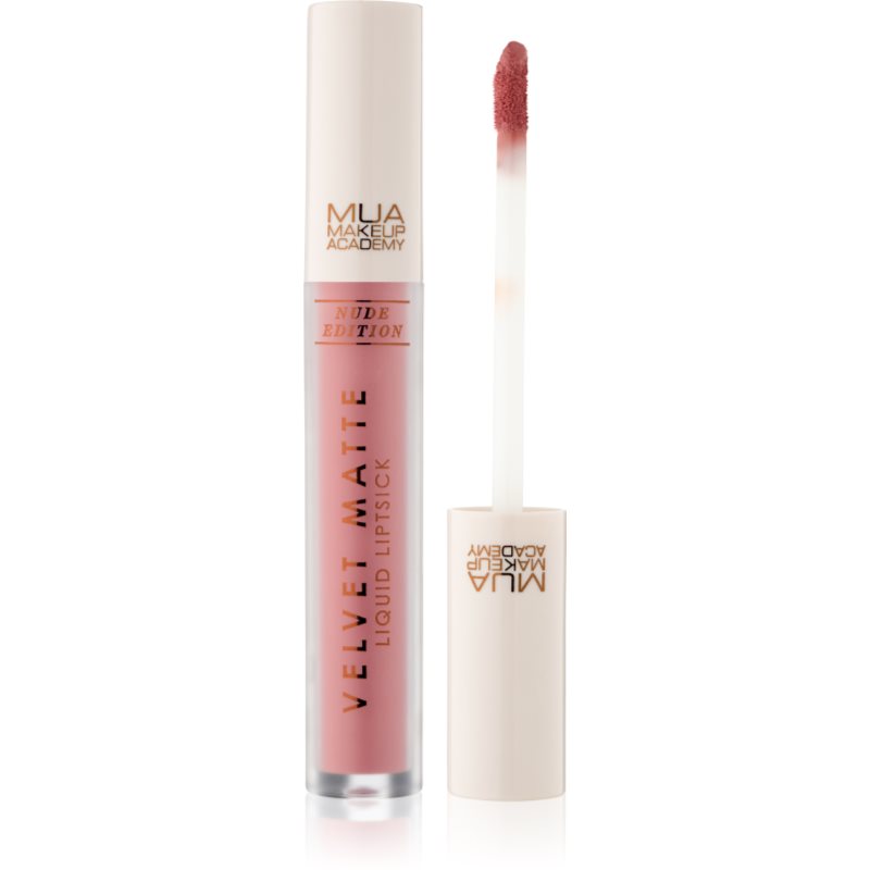 MUA Makeup Academy Velvet Matte Nude Edition ruj lichid mat culoare Soul 3 ml