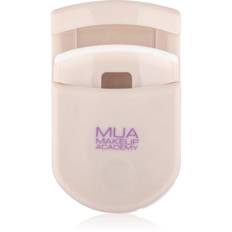 MUA Makeup Academy Travel Eyelash Curler cleste pentru curbarea genelor pentru călătorii culoare Nude 1 buc