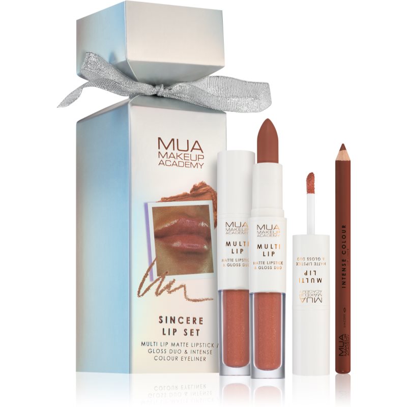 MUA Makeup Academy Cracker Sincere set cadou (de buze)