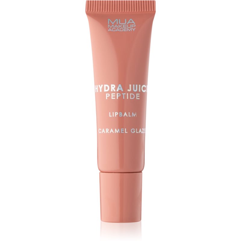 MUA Makeup Academy Hydra-Juice Peptide Balsam de buze hidratant pentru stralucire parfum Caramel Glaze 10 ml