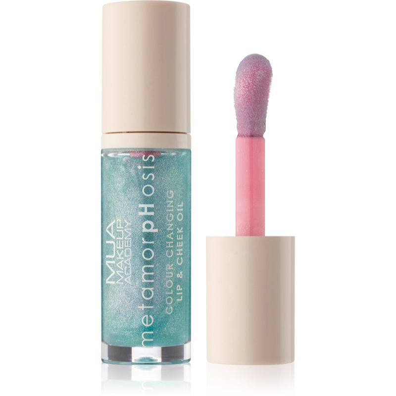 MUA Makeup Academy Metamorphosis ulei luciu de buze buze si obraz parfum Mermaid (Raspberry) 7 ml