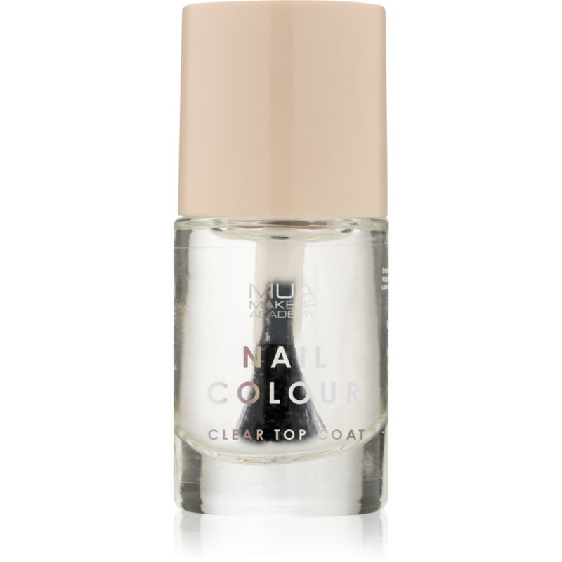 MUA Makeup Academy Nail Colour lac de unghii culoare Clear Top Coat 10 ml
