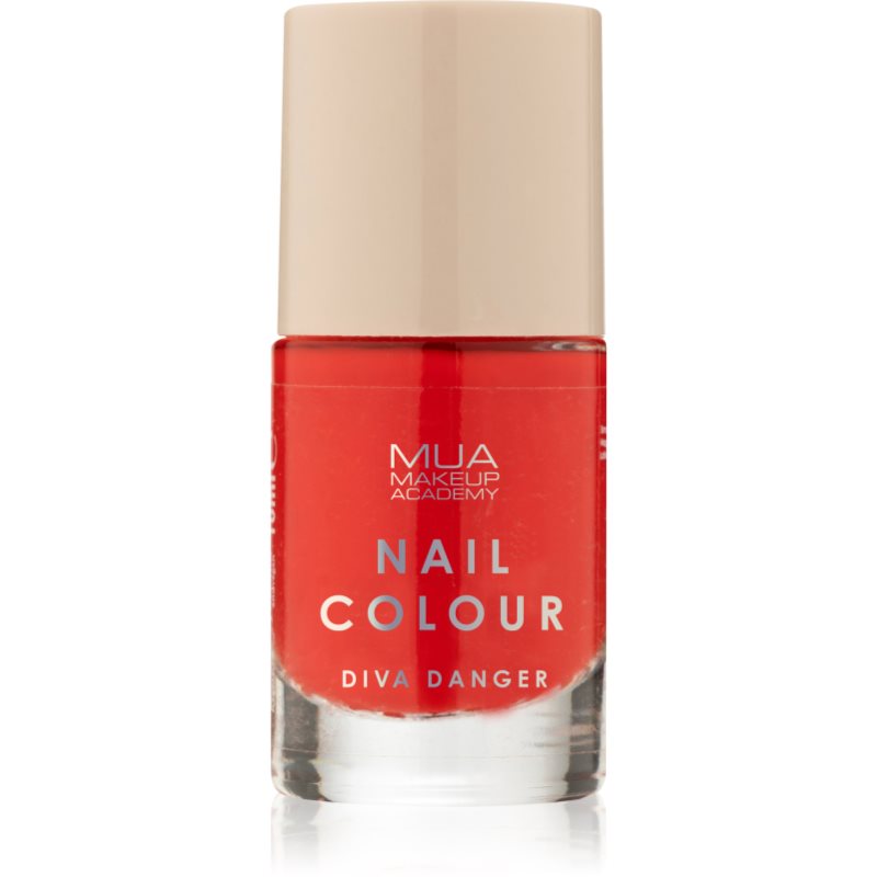 MUA Makeup Academy Nail Colour lac de unghii culoare Diva Danger 10 ml