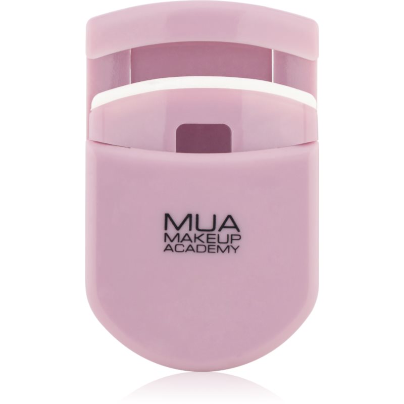 MUA Makeup Academy Travel Eyelash Curler Lilac cleste pentru curbarea genelor pentru călătorii 1 buc