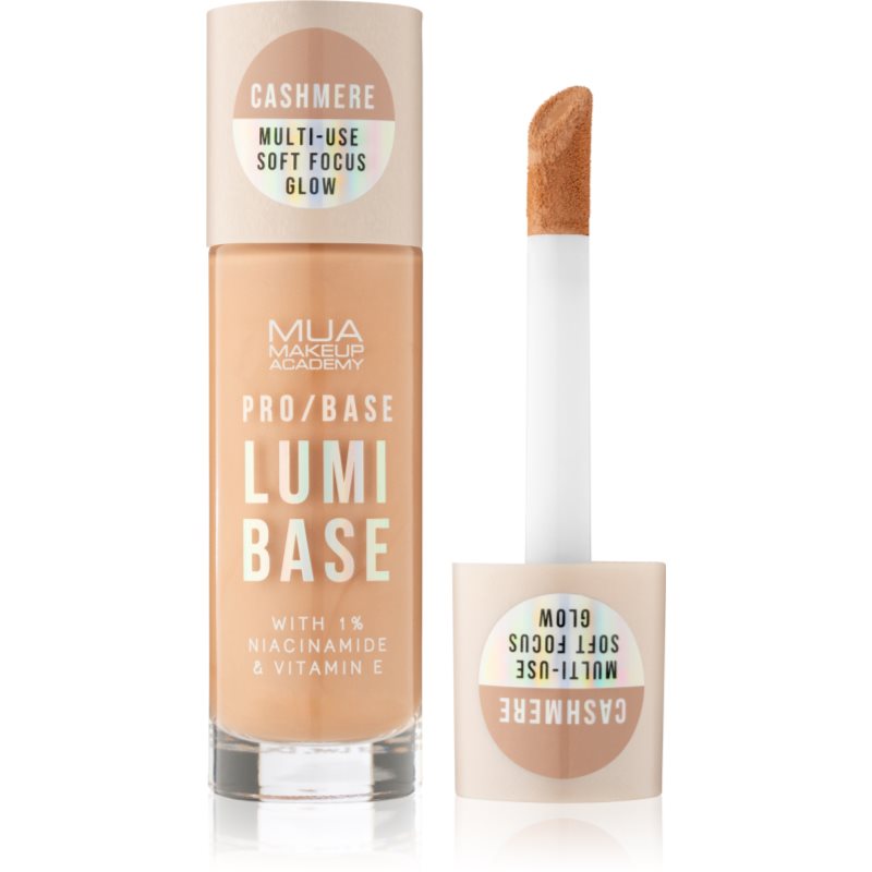 MUA Makeup Academy PRO/BASE Lumi Base baza de machiaj iluminatoare culoare Cashmere (Warm) 33 ml