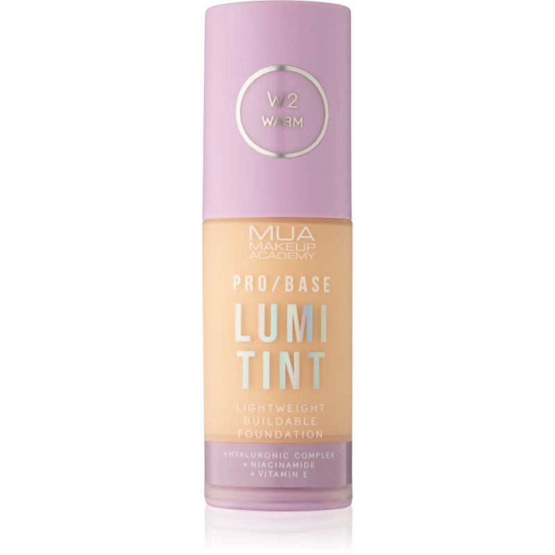 MUA Makeup Academy PRO/BASE Lumi Tint make-up cu textura usoara culoare W2 30 ml