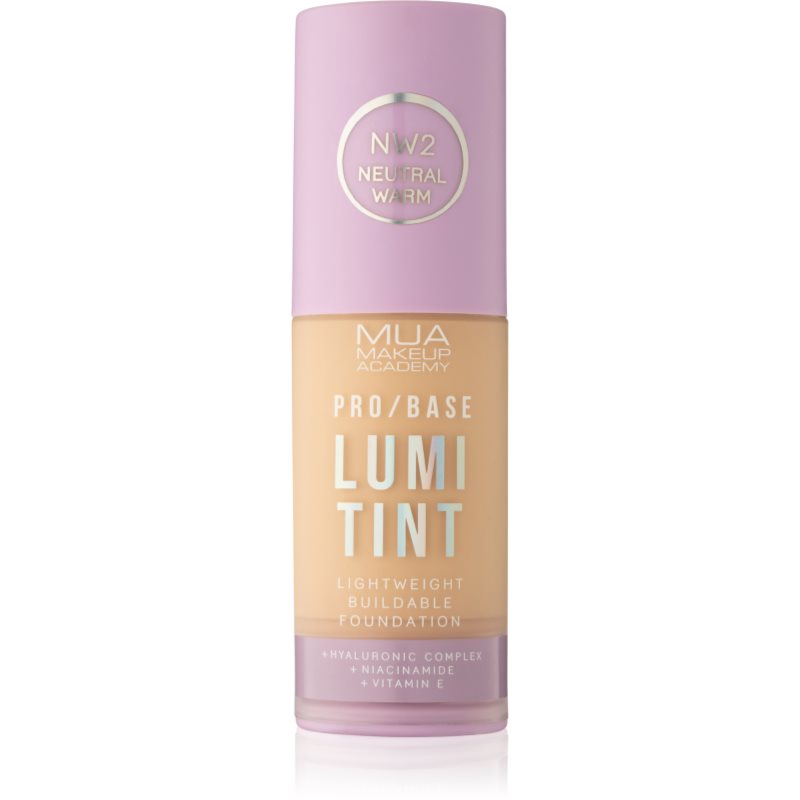 MUA Makeup Academy PRO/BASE Lumi Tint make-up cu textura usoara culoare NW2 30 ml