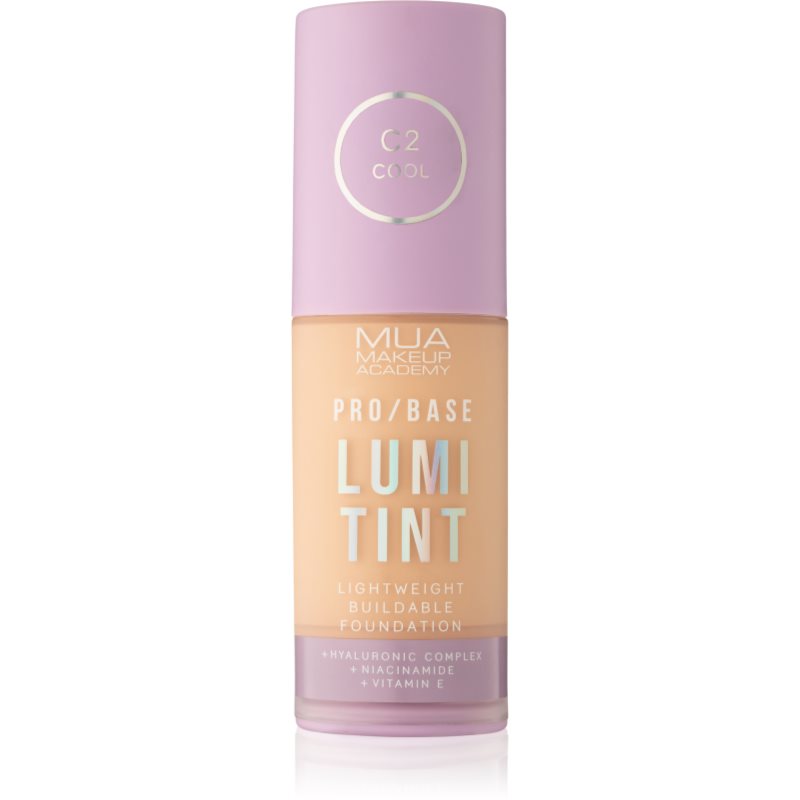 MUA Makeup Academy PRO/BASE Lumi Tint make-up cu textura usoara culoare C2 30 ml