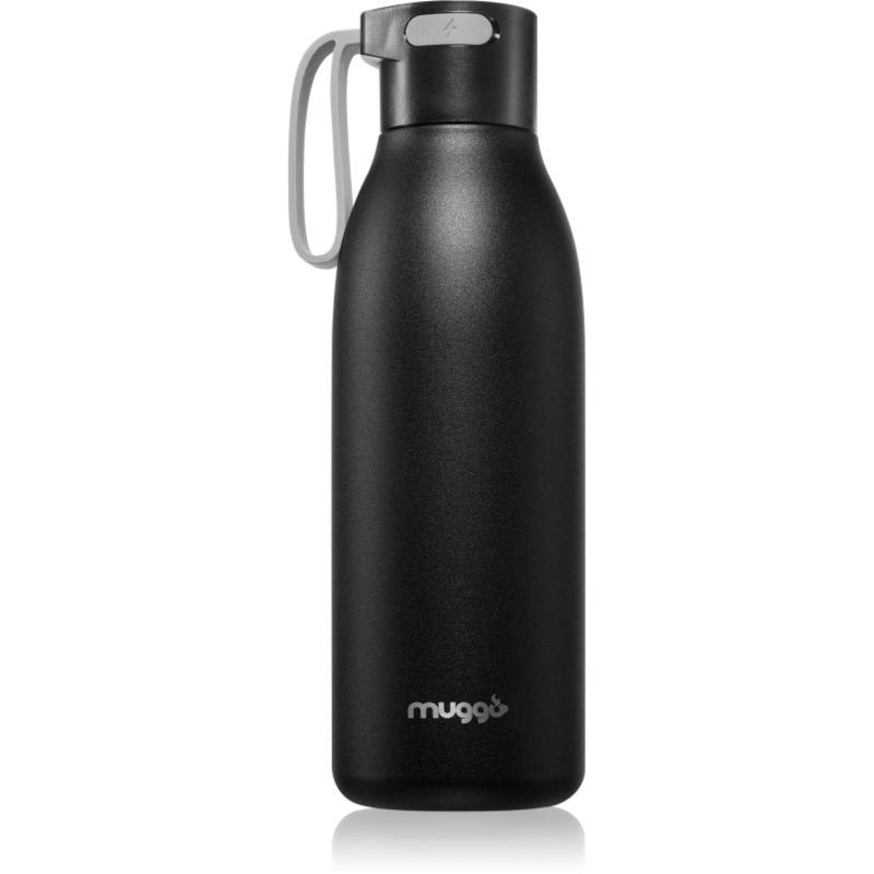 Muggo Pure sticlă cu autocurățare termo Black 750 ml