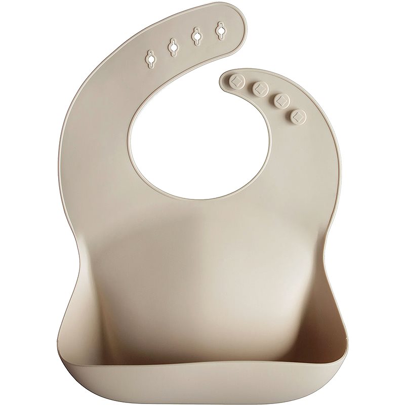 Mushie Silicone Baby Bib bavețică Shifting Sand 1 buc