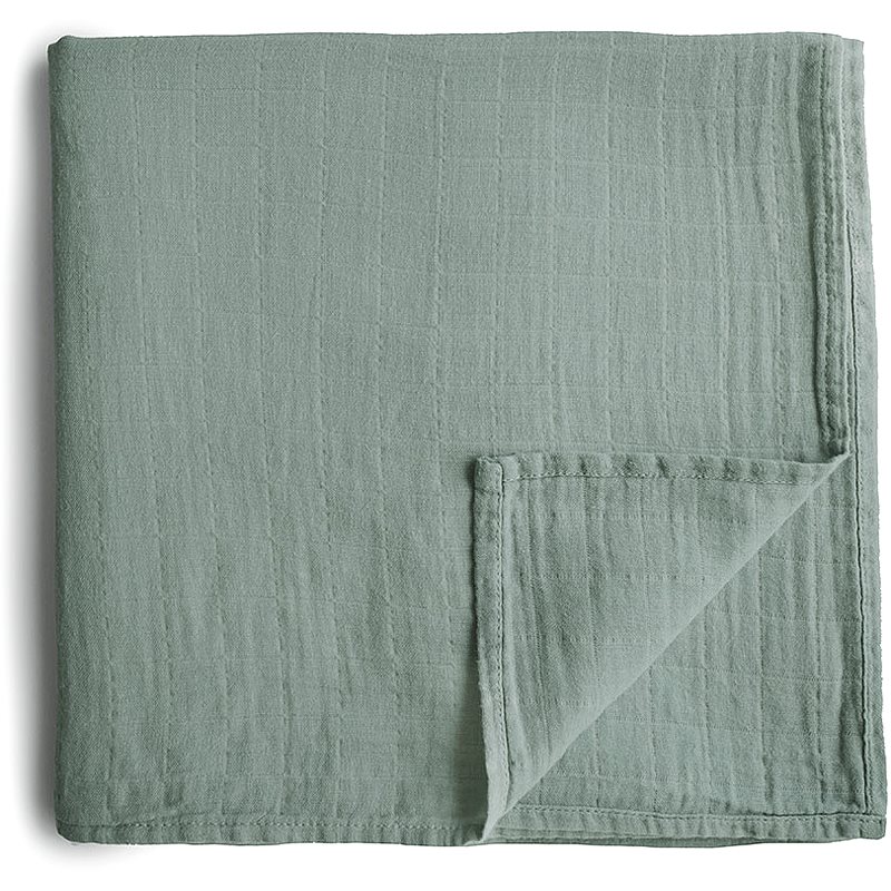 Mushie Muslin Swaddle Blanket Organic Cotton păturică de înfășat