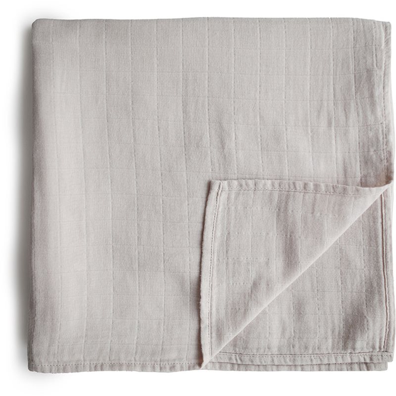 Mushie Muslin Swaddle Blanket Organic Cotton păturică de înfășat