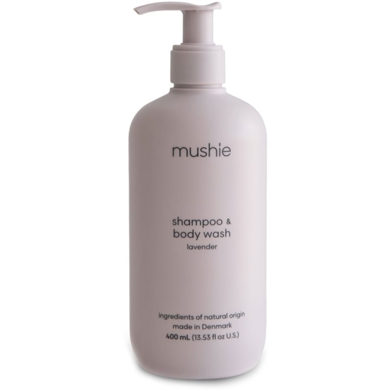 Mushie Organic Baby 2 in 1 gel de dus si sampon pentru copii Lavender 400 ml