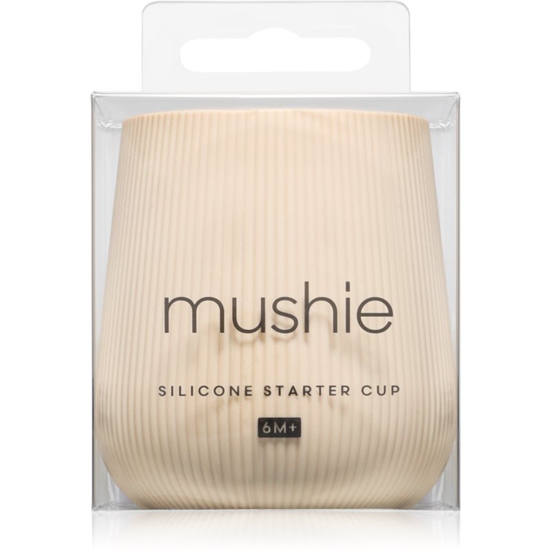 Mushie Starter Training Cup cană pentru antrenament Shifting Sand 6m+ 1 buc
