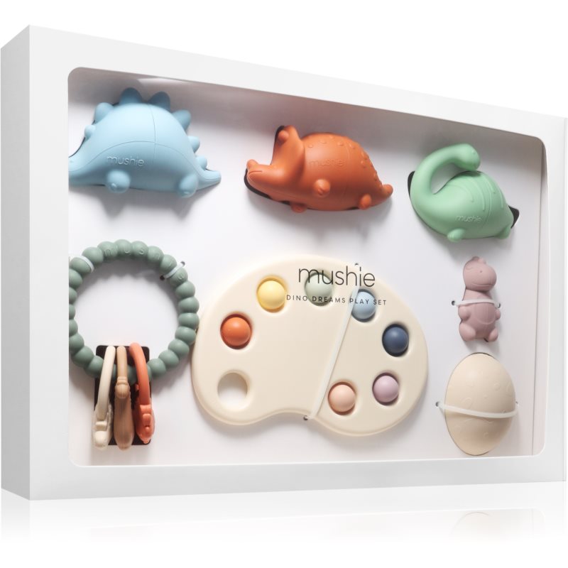 Mushie Dino Dreams set de jucării pentru copii 3m+