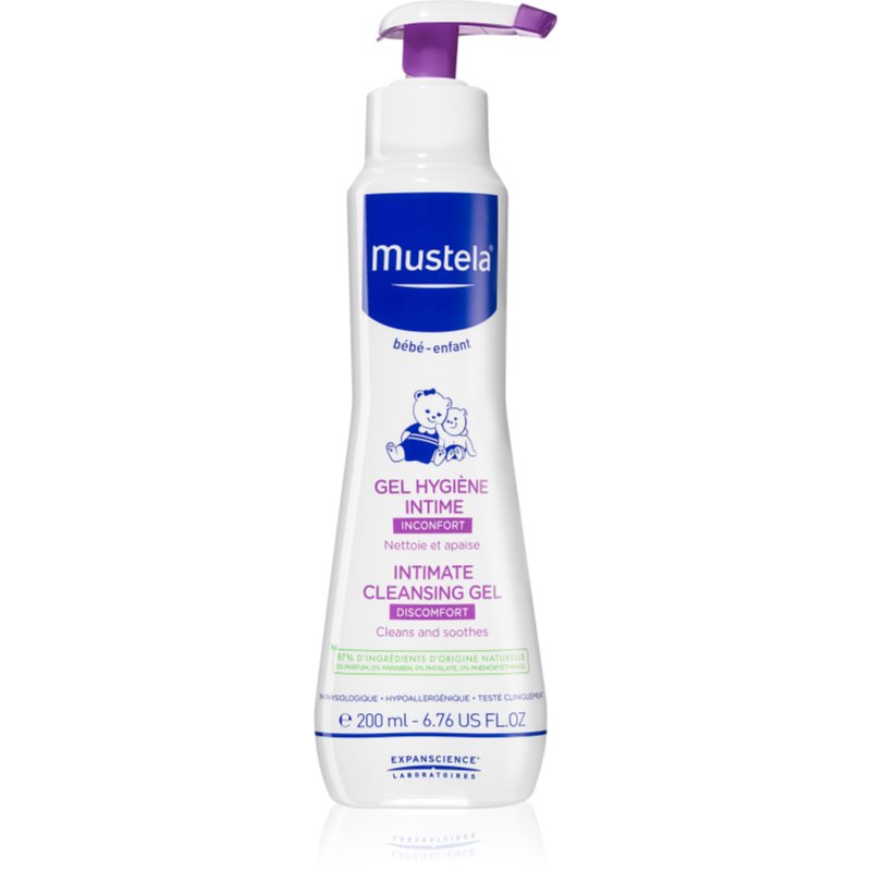 Mustela Bébé gel calmant pentru igiena intimă pentru copii 200 ml