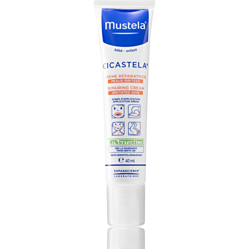 Mustela Bébé Cicastela crema cu efect de reparare pentru nou-nascuti si copii 40 ml