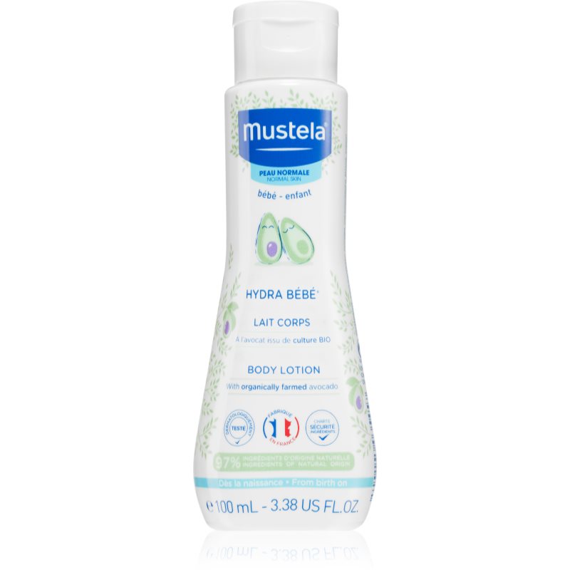 Mustela Bébé Hydra Bébé loțiune de corp hidratantă pentru pielea bebelusului 100 ml