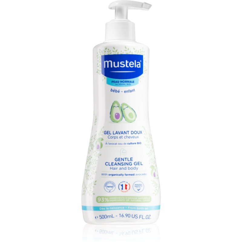 Mustela Bébé Bain gel pentru corp si par pentru copii 500 ml